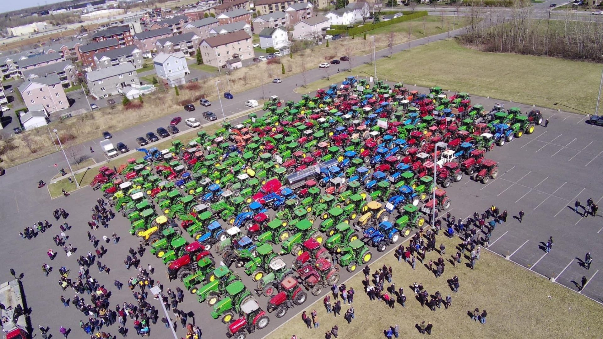 Manifestation à Drummondville